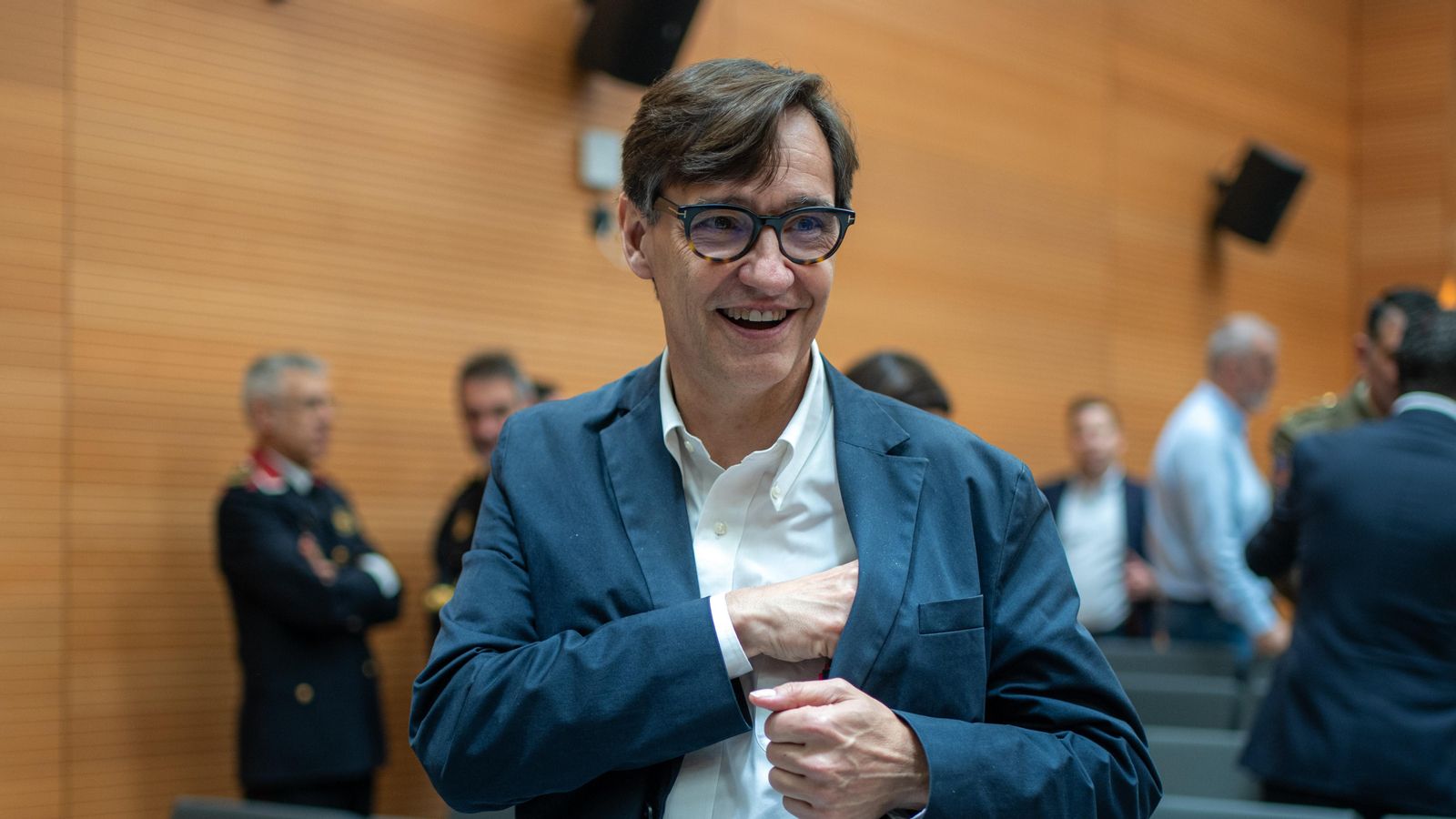 Salvador Illa, primer secretari del PSC, en la 15a assemblea de la federació del PSC