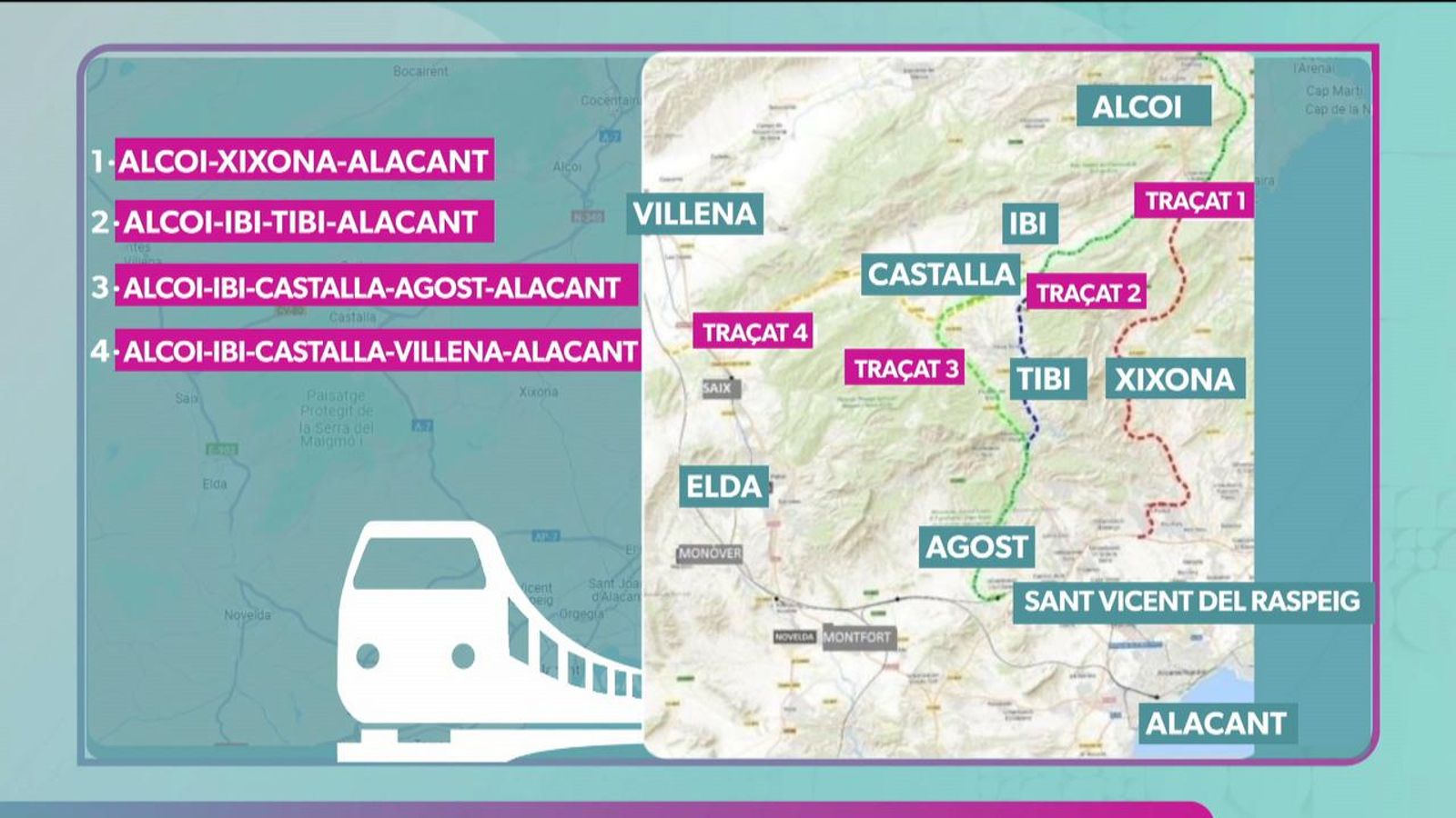 La connexió ferroviària Alcoi-Alacant podria ser realitat
