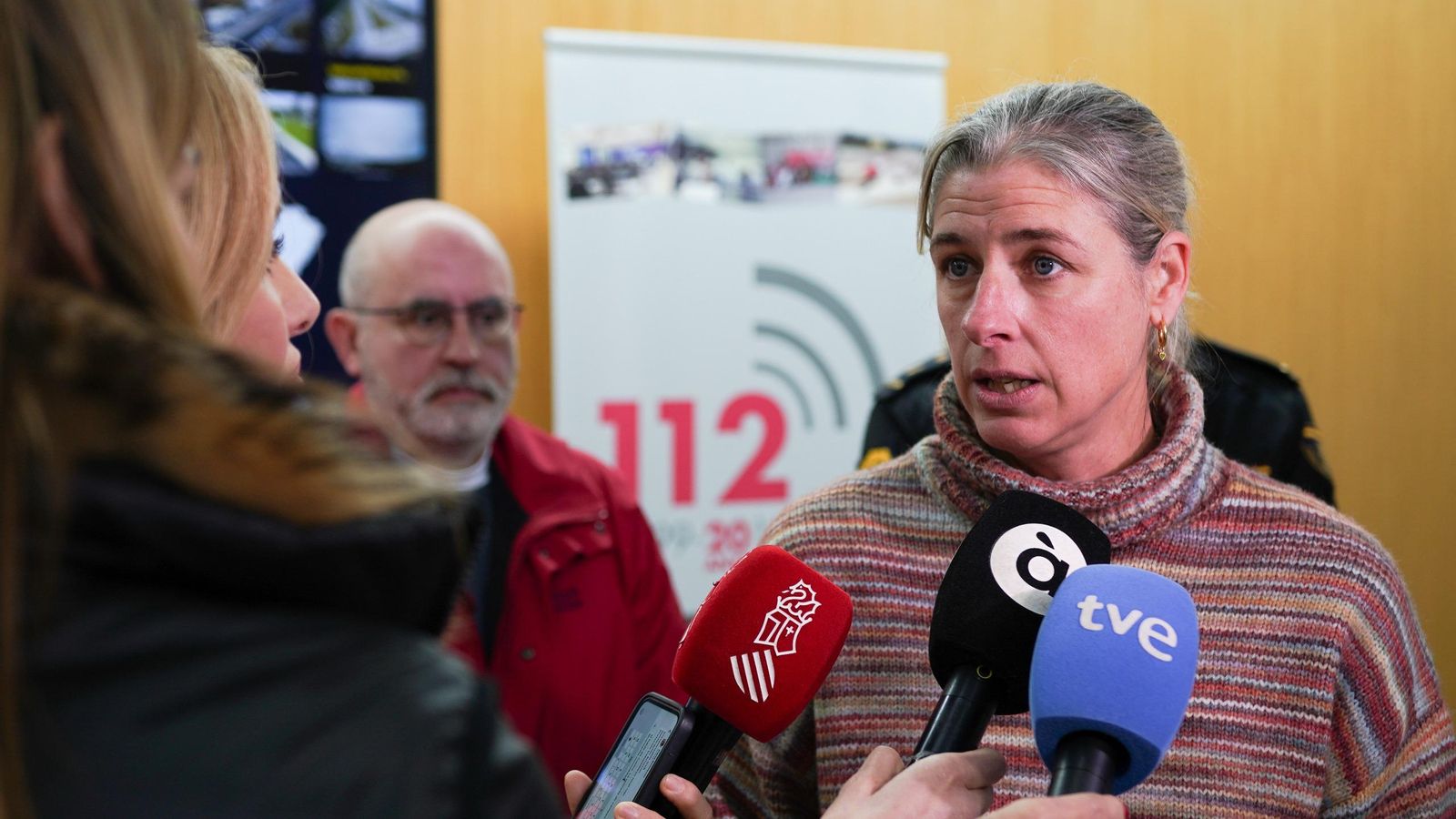 La secretaria autonómica de Seguridad y Emergencias, Irene Rodríguez, després del CECOPI
