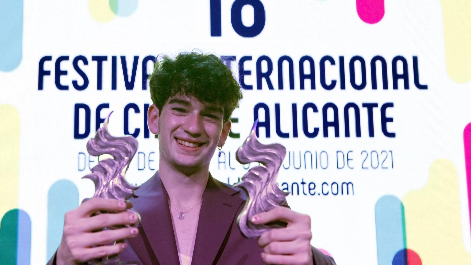 Jorge Motos, guanyador de la Tessel·la de Plata a millor actor per 'Lucas'