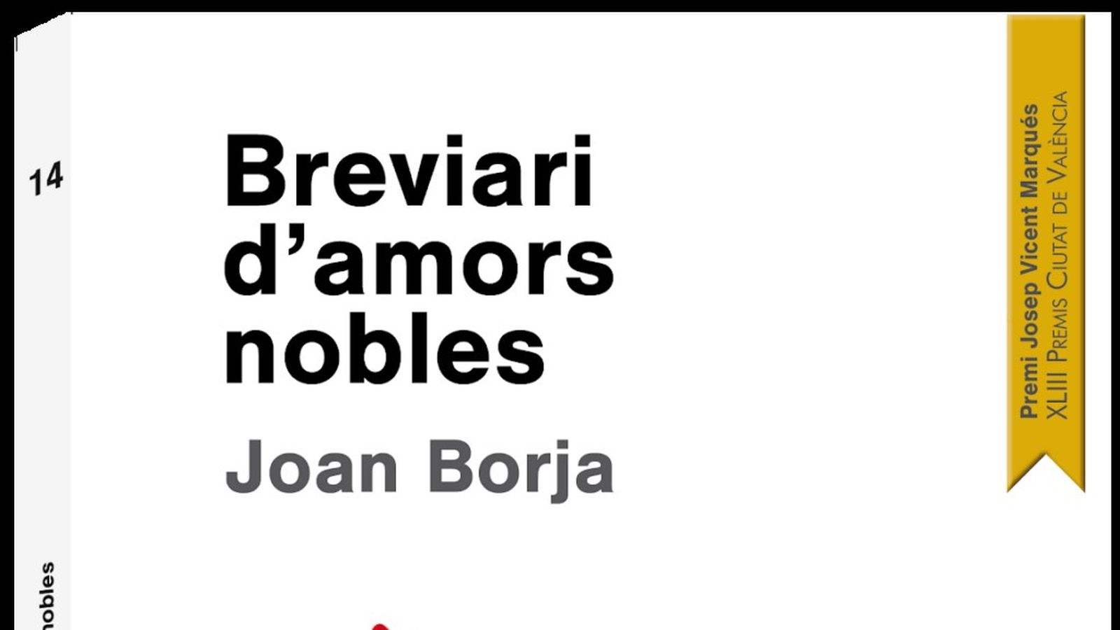 Breviari d'amors nobles. Joan Borja. Premi Ciutat de València