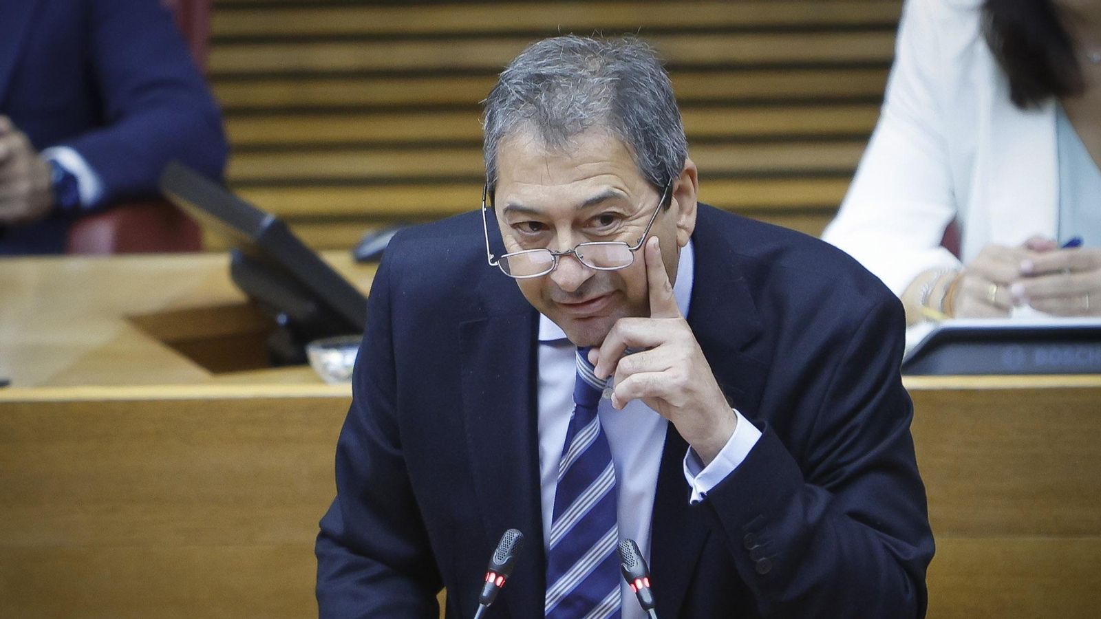 El vicepresident i conseller de Cultura i Esport, Vicente Barrera