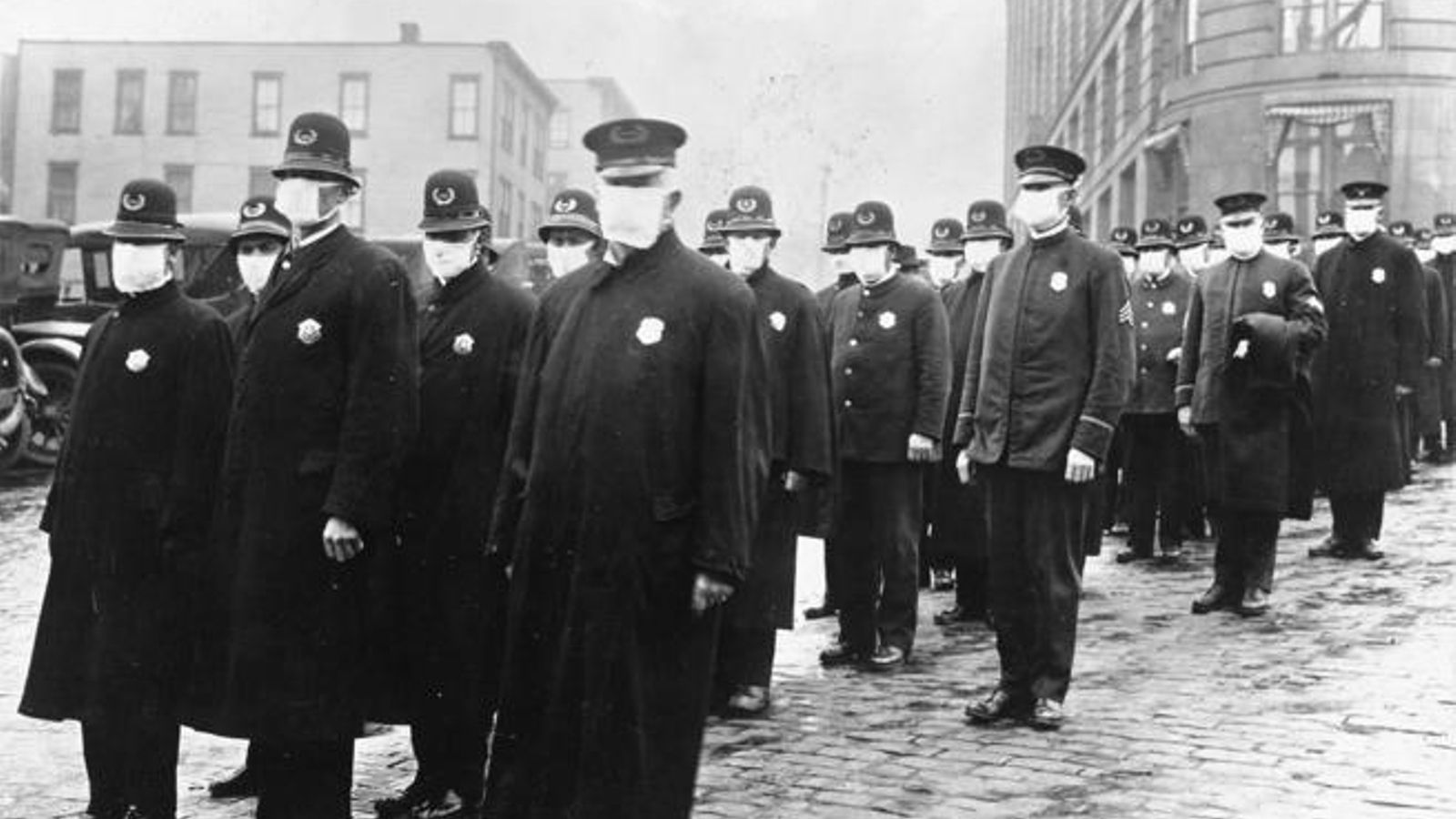 Grup de policies de Seattle durant l’epidèmia de grip de 1918
