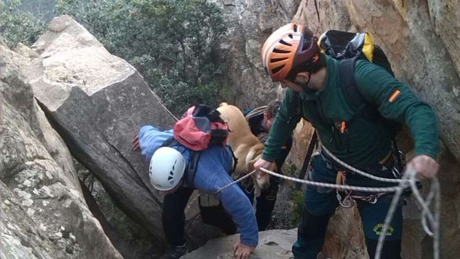 Imatge d'arxiu d'un rescat de senderistes en el Garbí