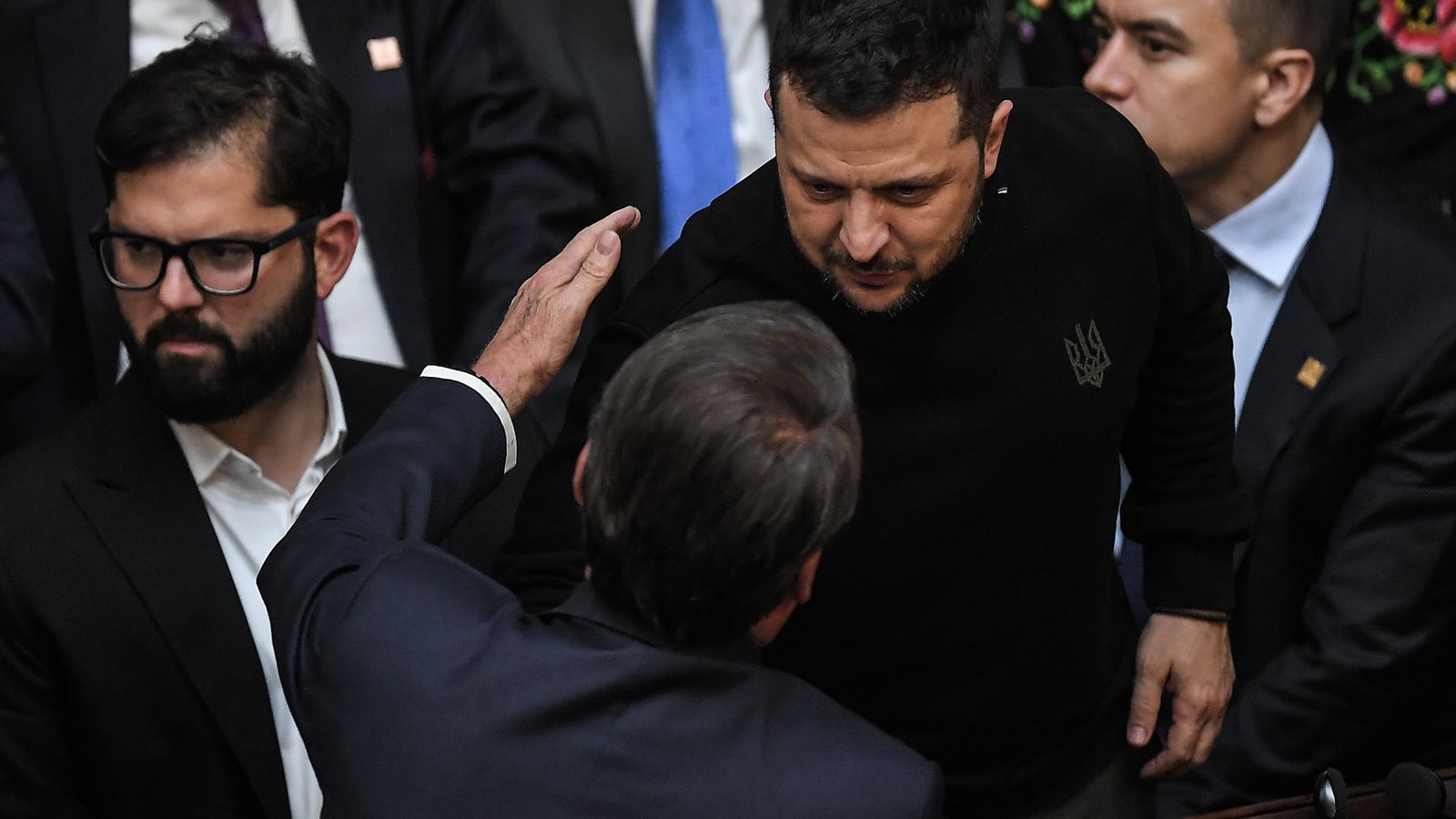 Zelenski, ahir diumenge, a Buenos Aires