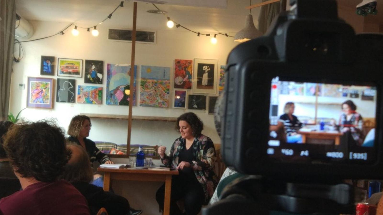Imatge de l'esdeveniment ‘Un aperitiu amb Maria Cambrils’ aquest matí