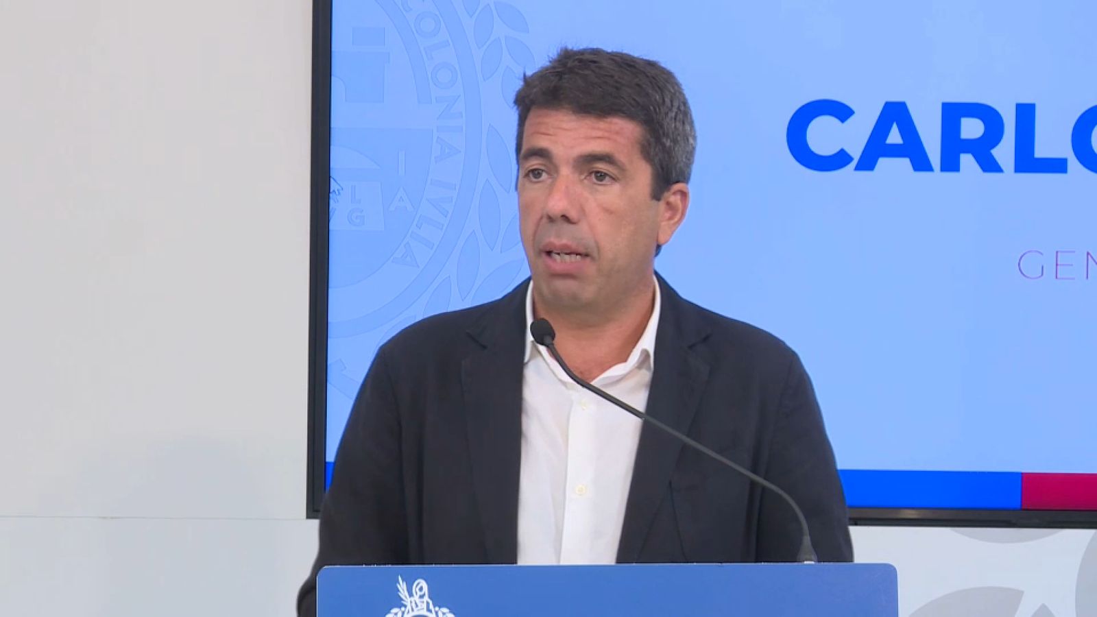 El president de la Generalitat, Carlos Mazón, aquest dilluns a Elx