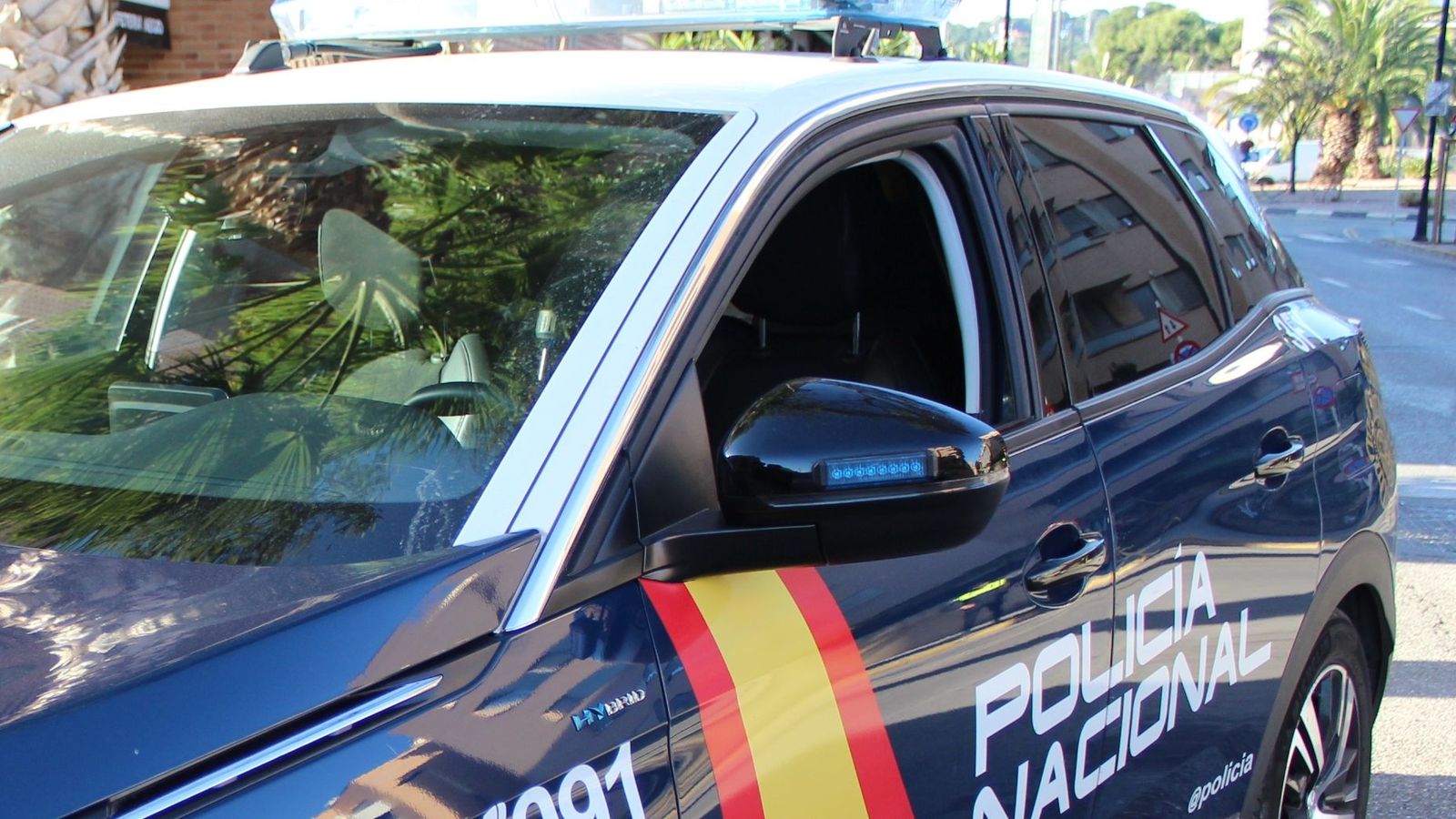 Imatge d'arxiu d'un vehicle de la Policia Nacional