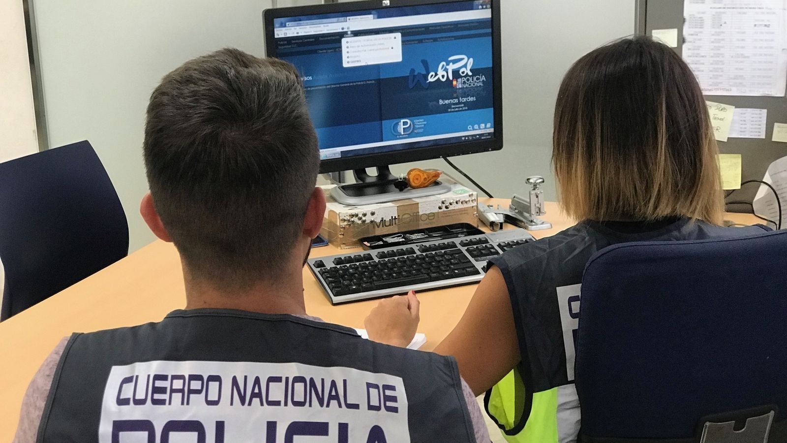 Agents de la Policia Nacional en una imatge d'arxiu