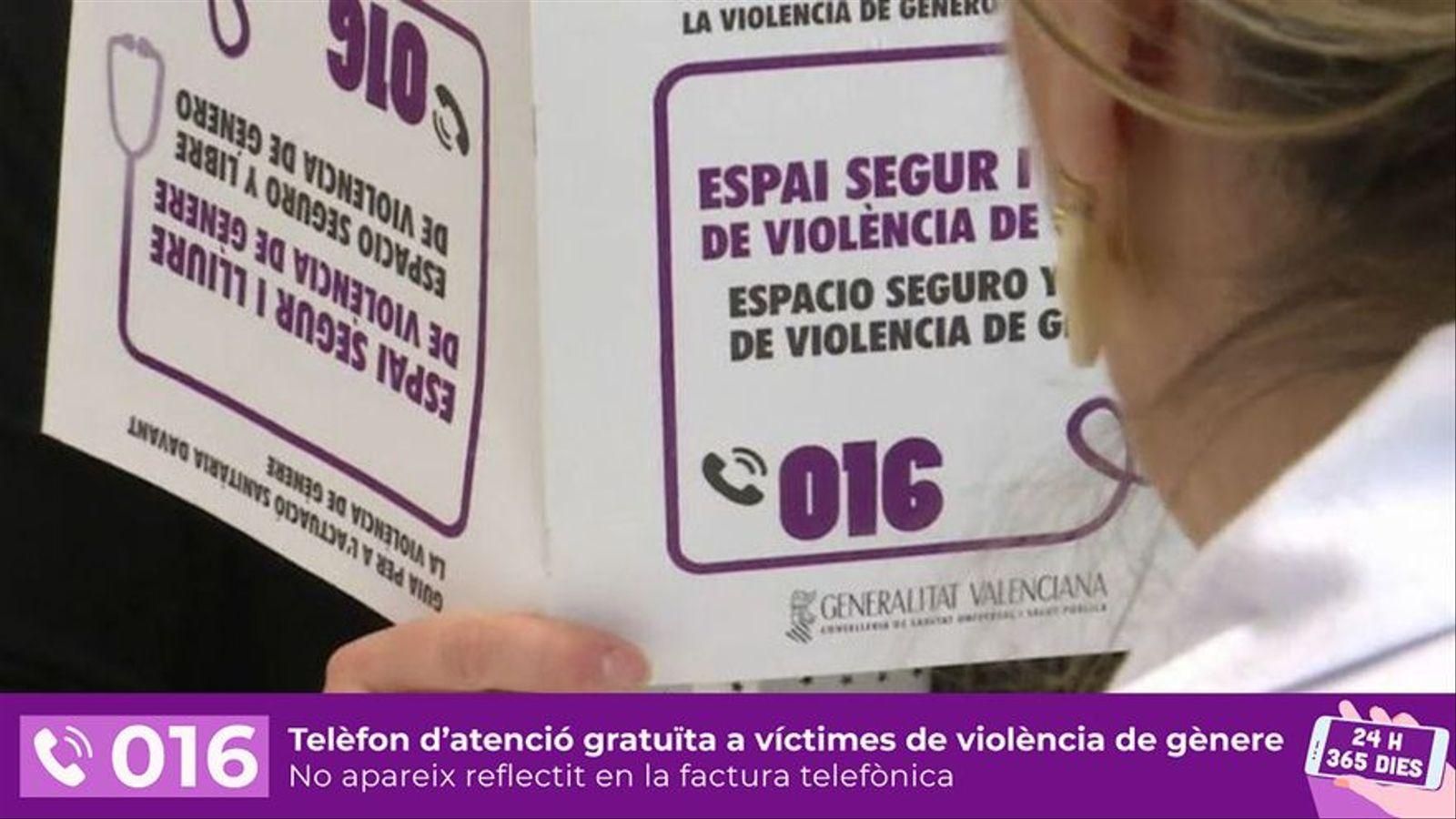 Les víctimes de la violència masclista poden telefonar al 016 de manera gratuïta