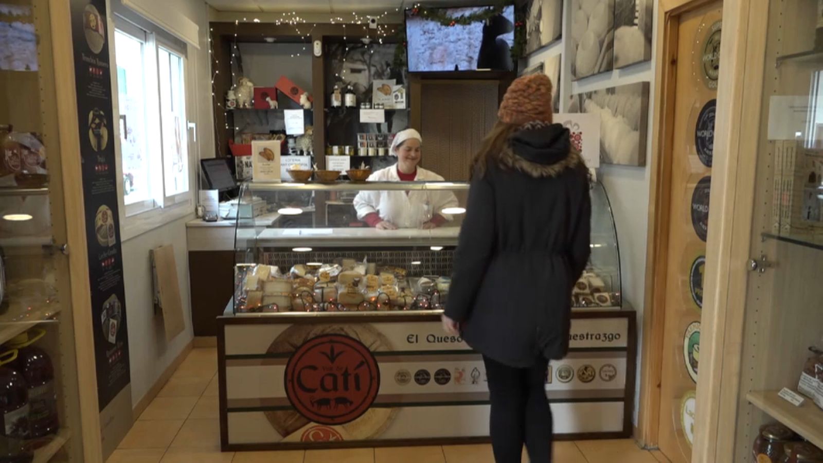 Una de les botigues de Catí afectada pels talls