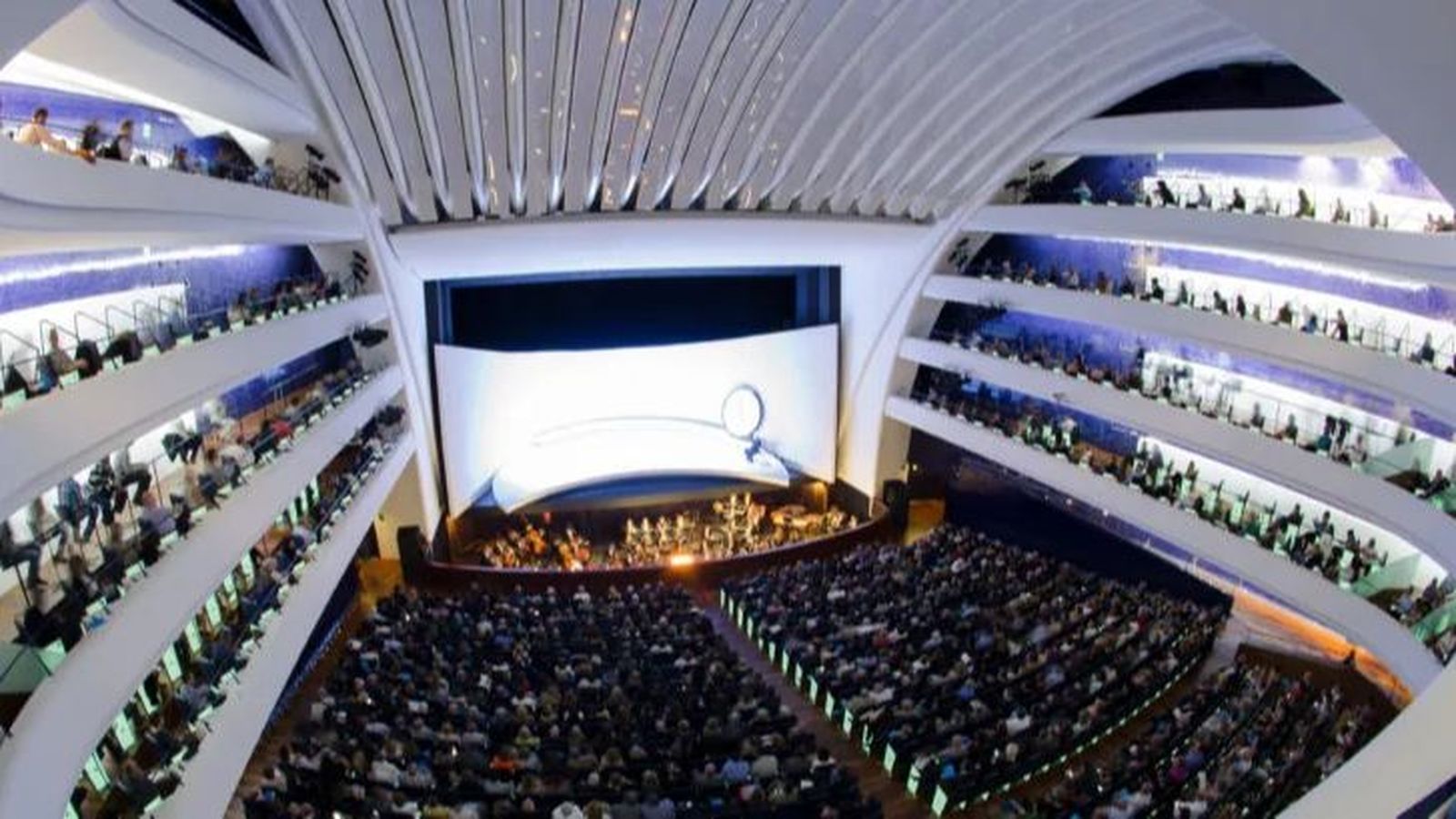 Imatge de l'interior del Palau de Les Arts Reina Sofía