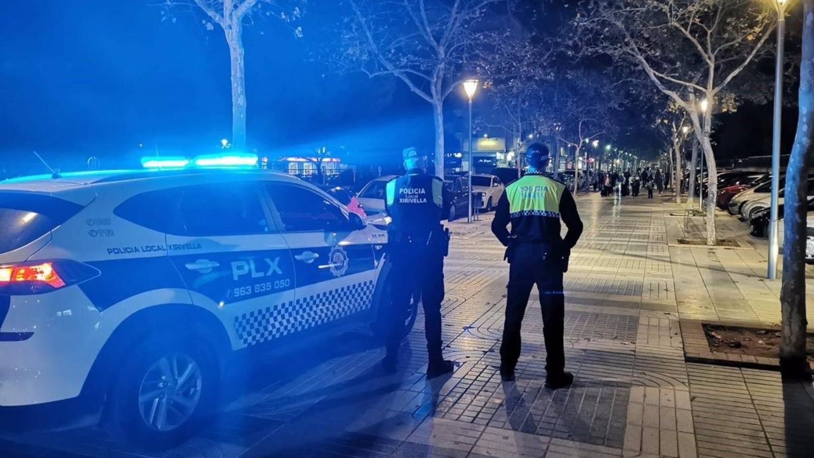 Control policial a Xirivella