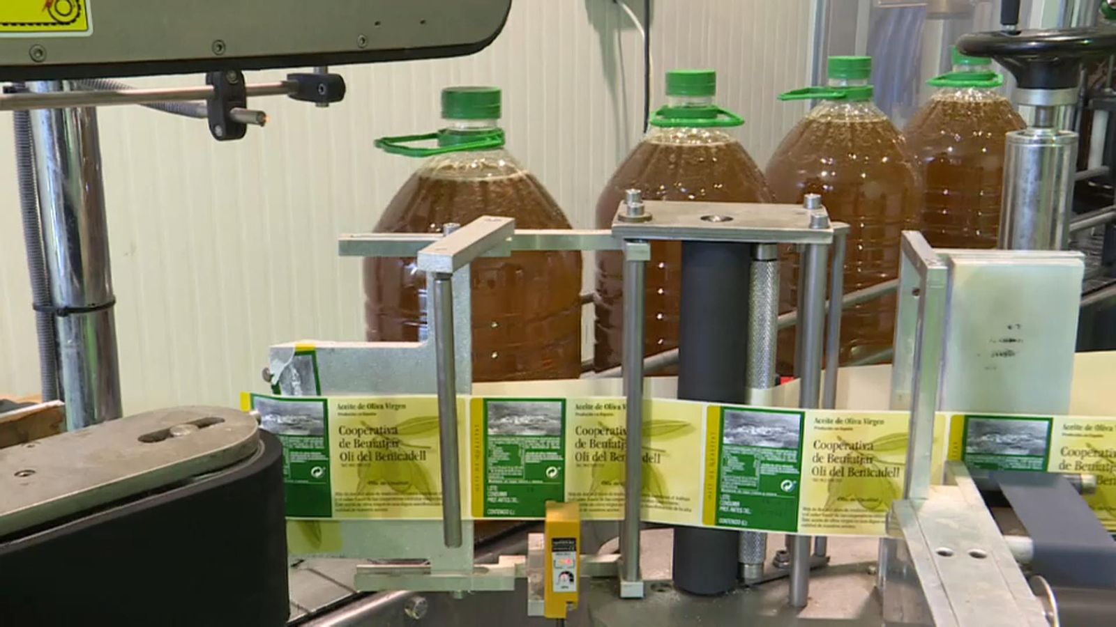 Botelles d'oli, en una imatge d'arxiu