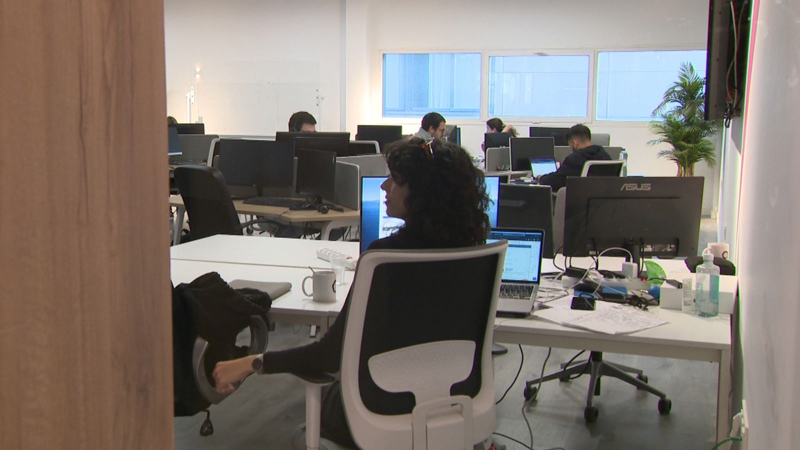 Imatge d'arxiu d'una oficina