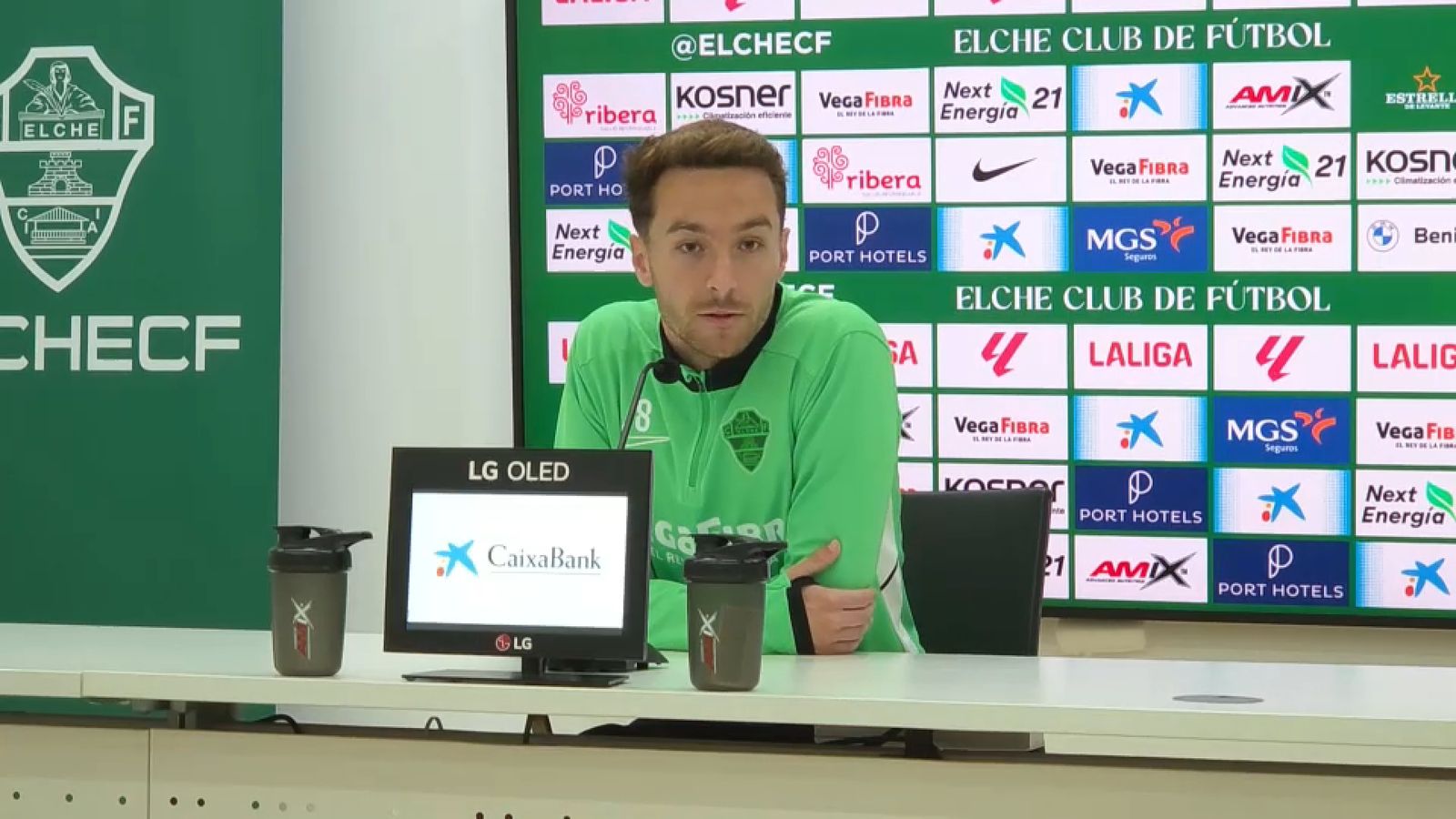 El jugador de l'Elx, Marc Aguado