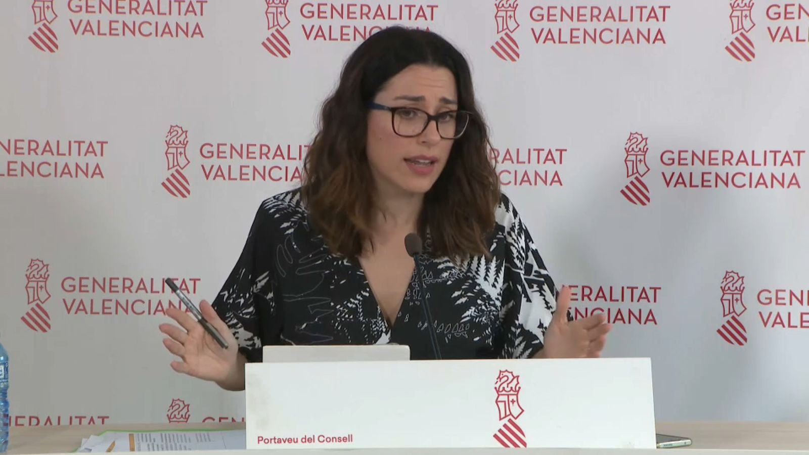 La vicepresidenta i portaveu del Consell Aitana Mas