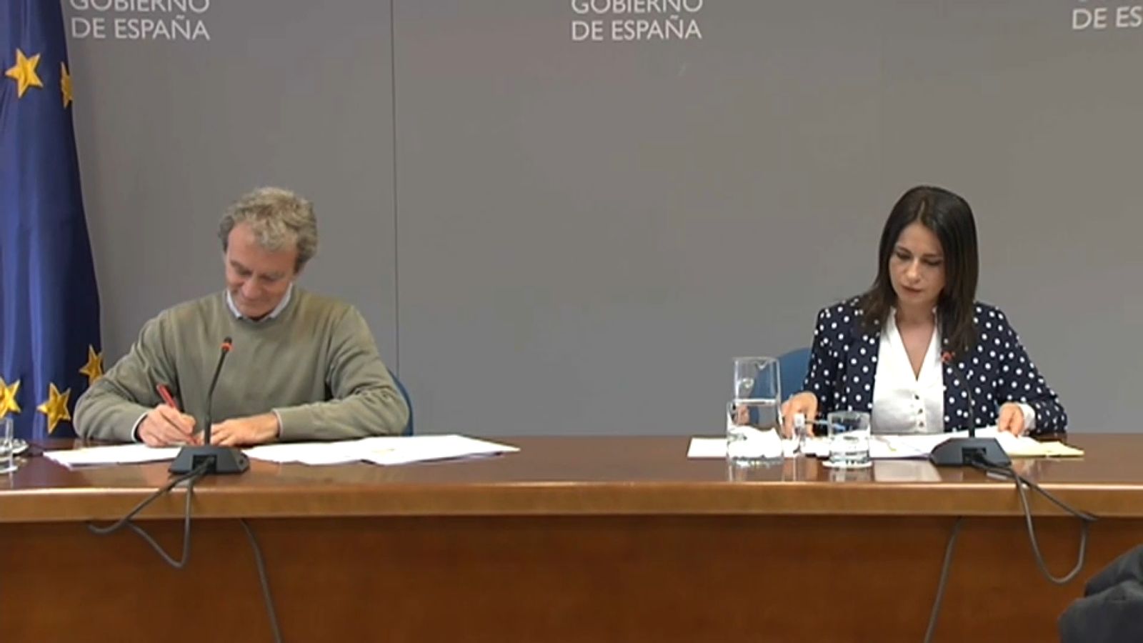 Simón i Calzón, aquest dijous, en roda de premsa