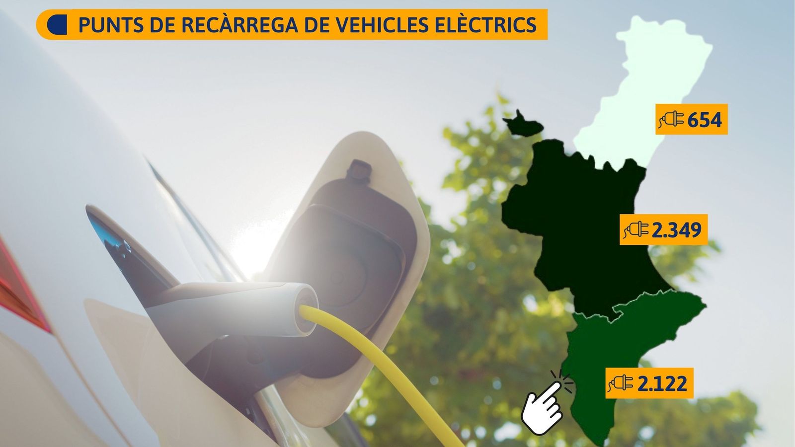 Punts de recàrrega de vehicles elèctrics a la Comunitat Valenciana