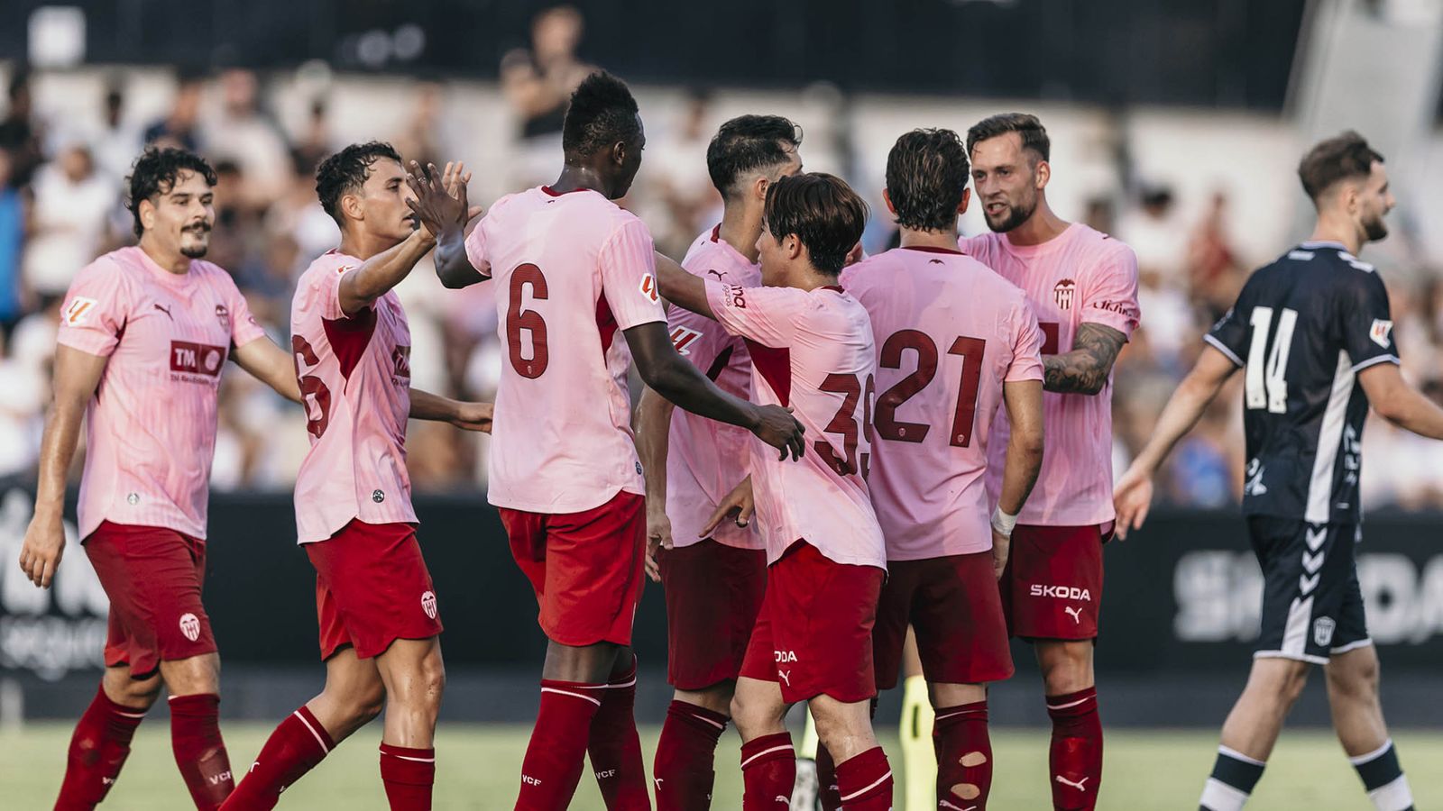 El València CF en una imatge d'arxiu