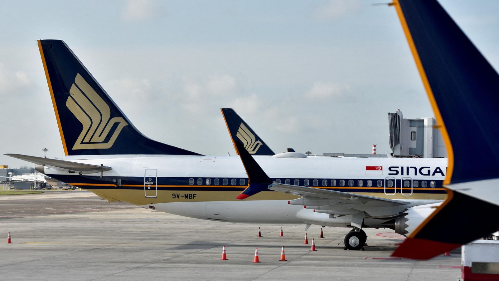 Avions de Singapore Airlines en una imatge d'arxiu
