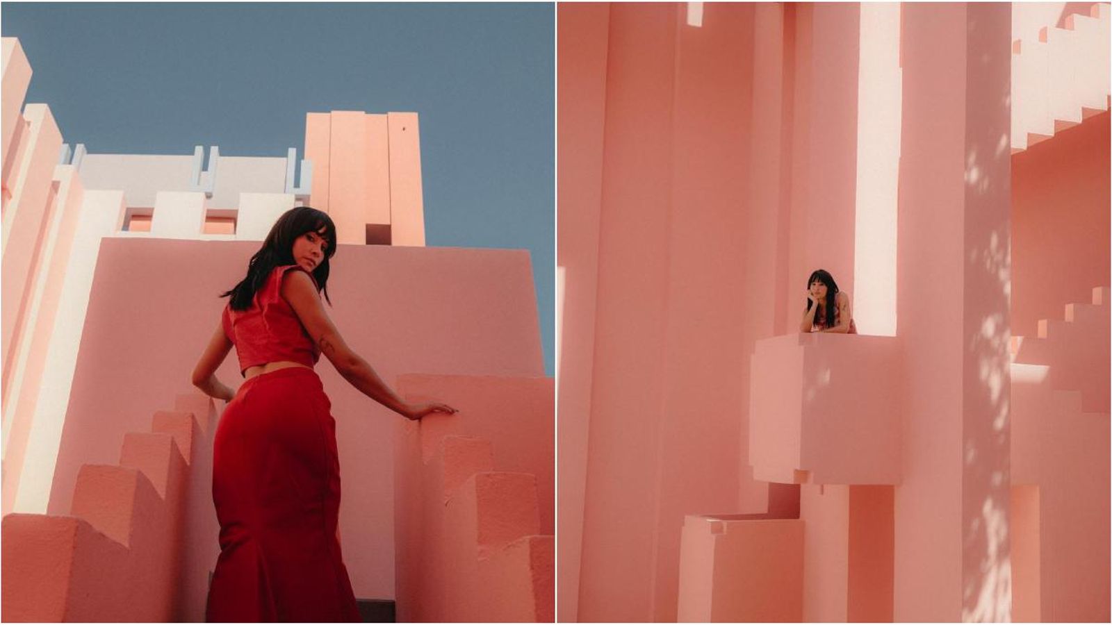 La Muralla Roja, escenari del videoclip