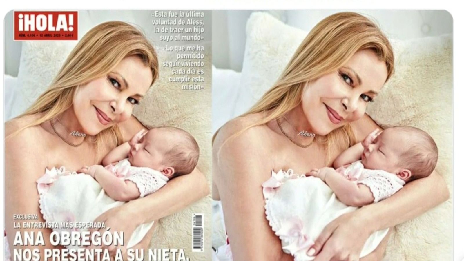 La legislació espanyola és molt estricta amb aquest tipus de reproducció 'post mortem'. Foto de portada: Ana Obregón amb la xiqueta