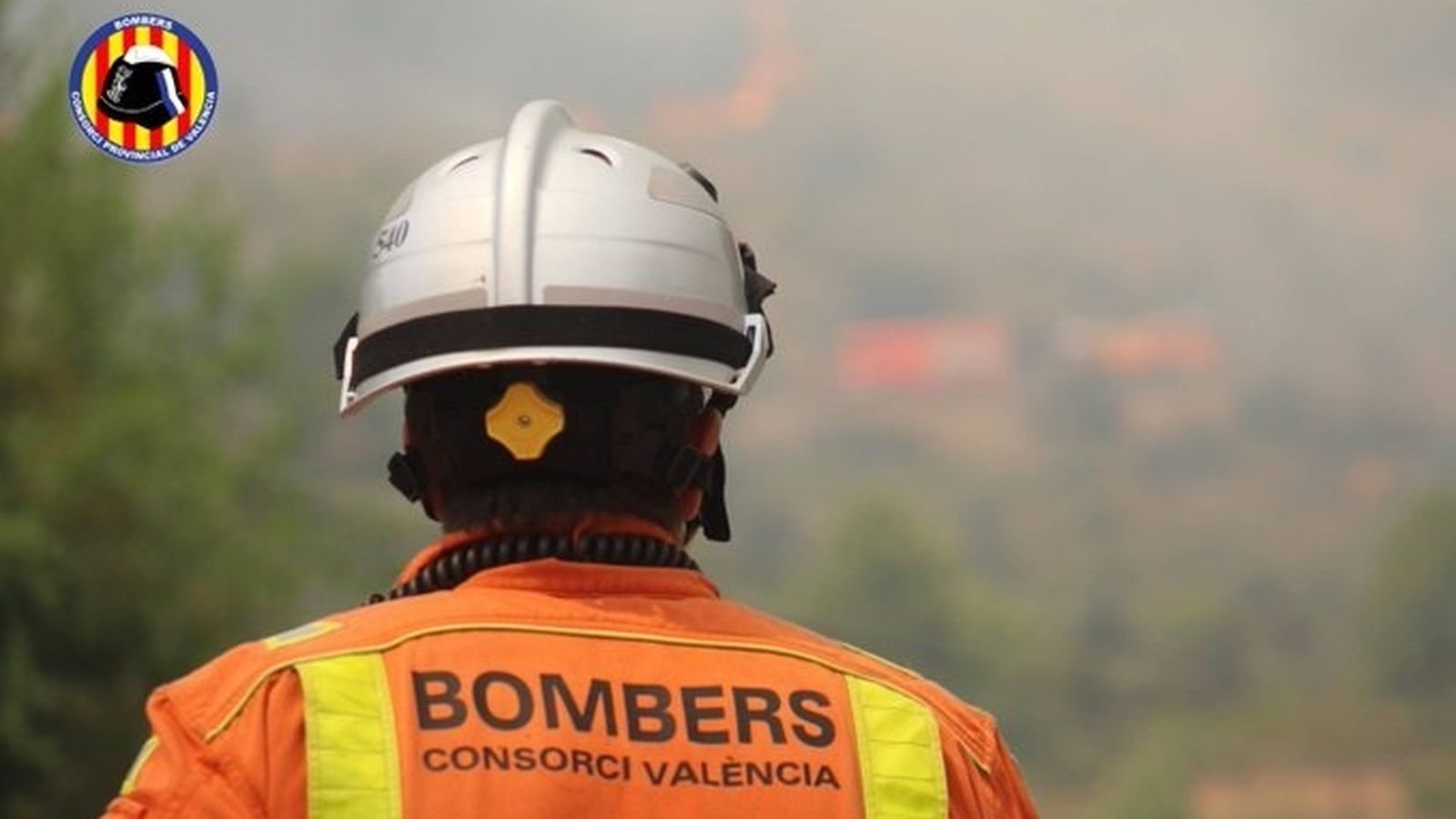 Imatge d'arxiu d'un bomber del Consorci Provincial de Bombers de València