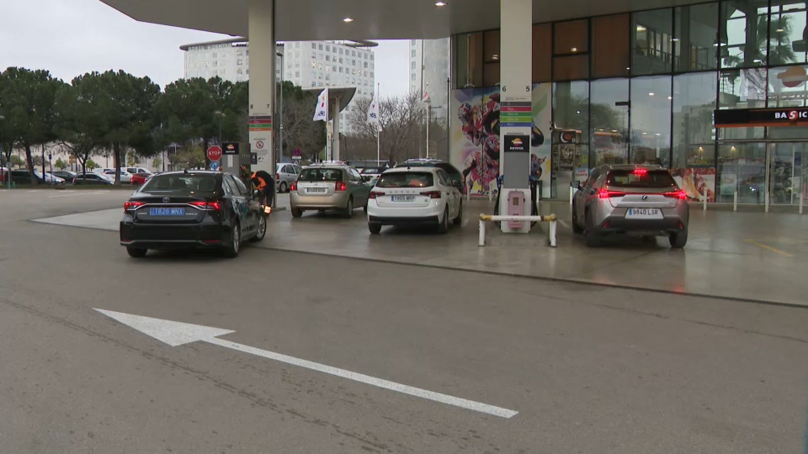 Una gasolinera, este dimarts