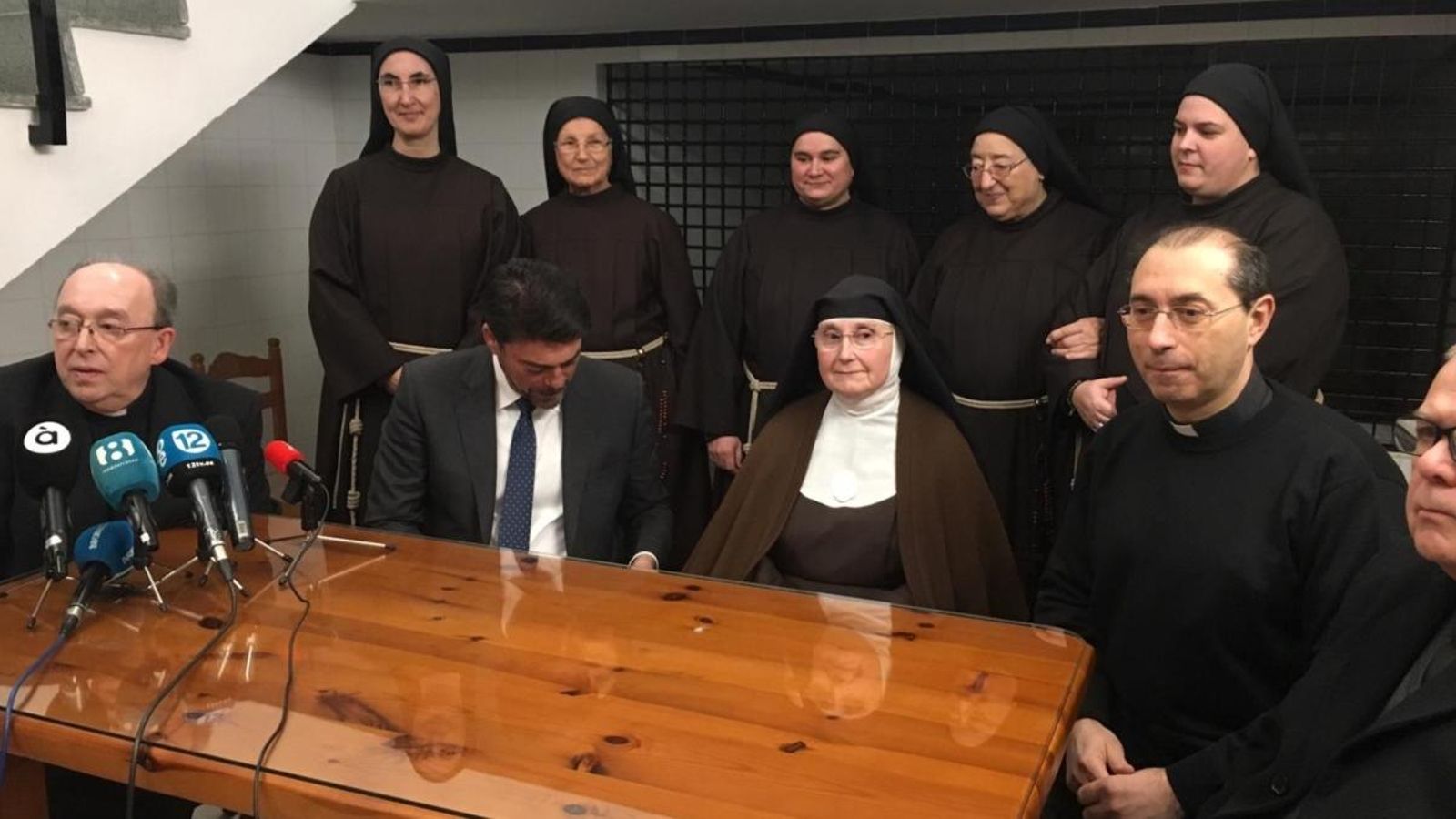 Les noves clarisses de la Santa Faç, en roda de premsa aquest dimarts