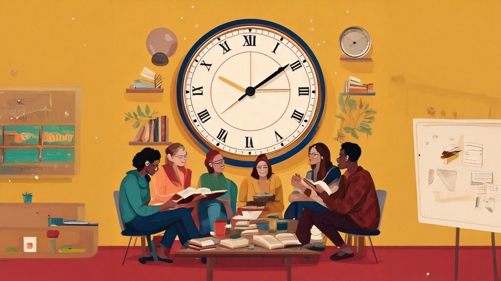 Il·lustració Club de lectura