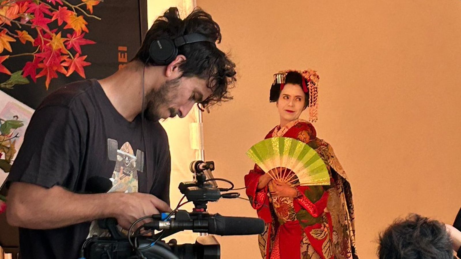 La reportera Cristina Orts al japó mil·lenari vestida de 'maiko'