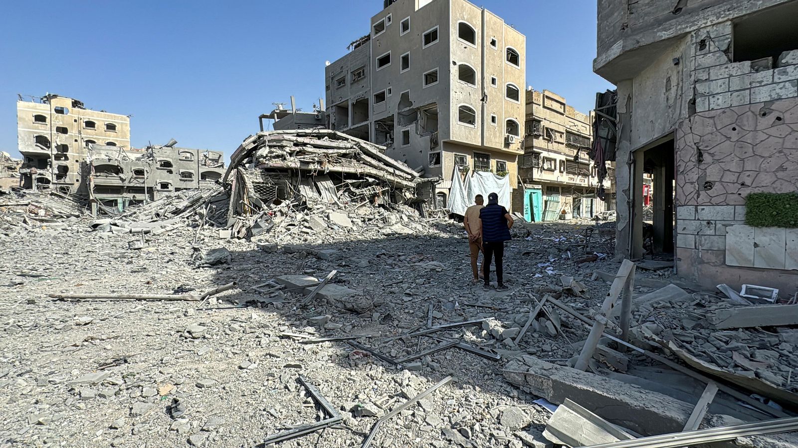L'Hospital Kamal Adwan, completament en runes
