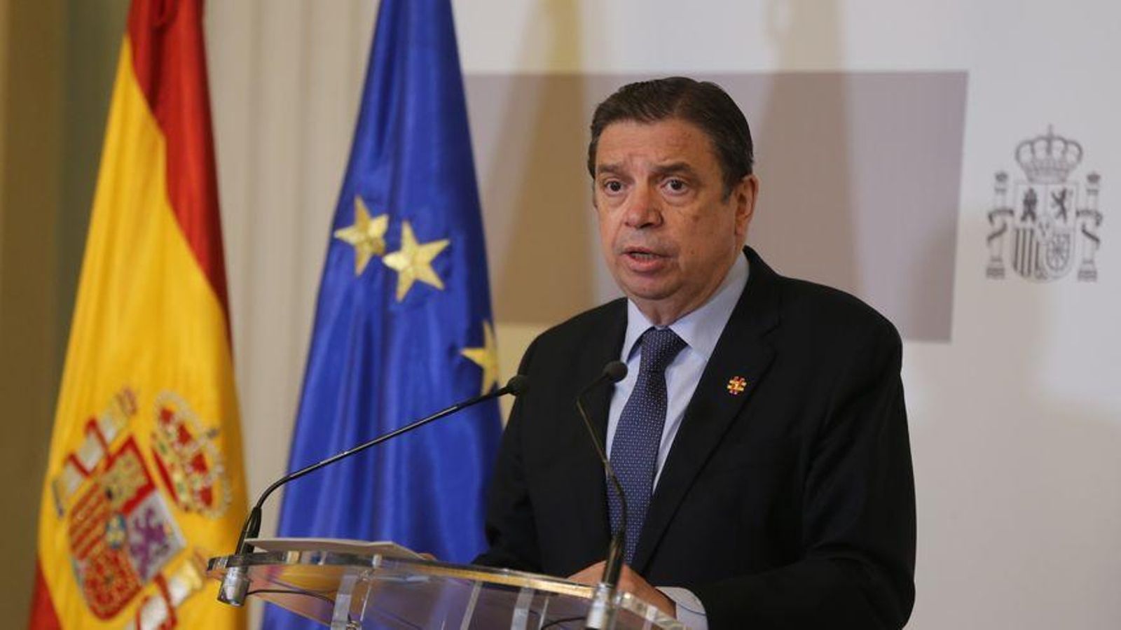 El ministre d'Agricultura, Pesca i Alimentació, Luis Planas, en una imatge d'arxiu El ministre d'Agricultura, Pesca i Alimentació, Luis Planas, en una imatge d'arxiu