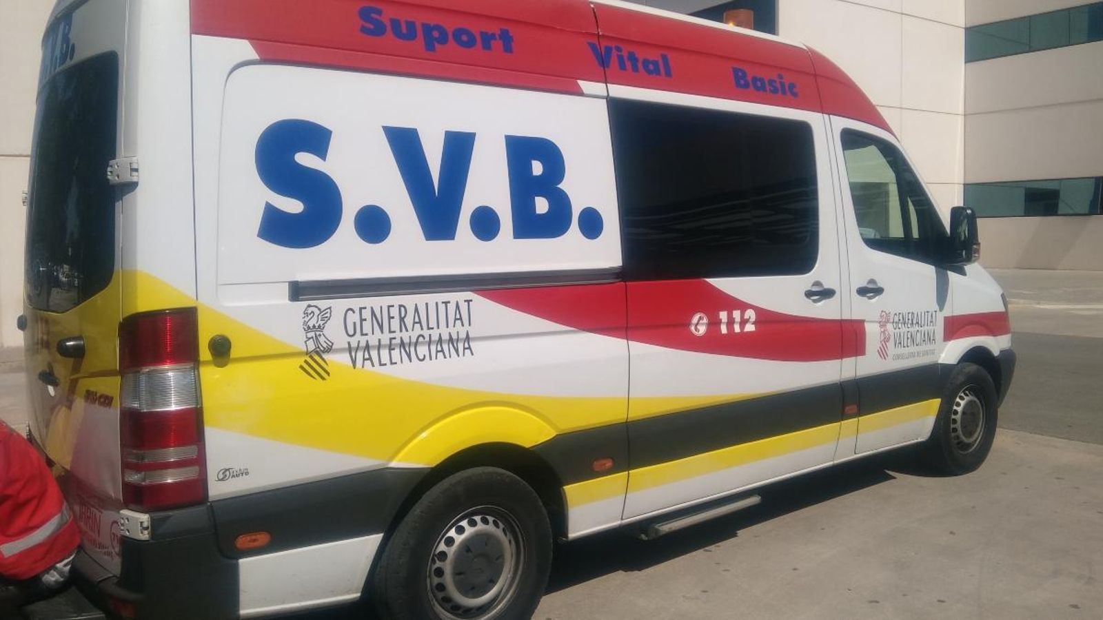 Imatge d'arxiu d'una ambulància