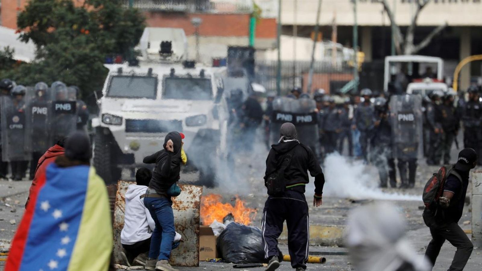 Protestes contra el govern de Nicolás Maduro Protestes contra el govern de Nicolás Maduro
