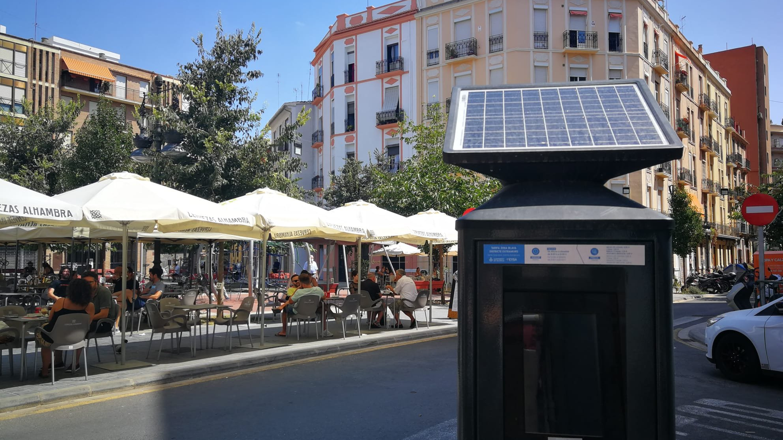 Parquímetre de València, en una imatge d'arxiu
