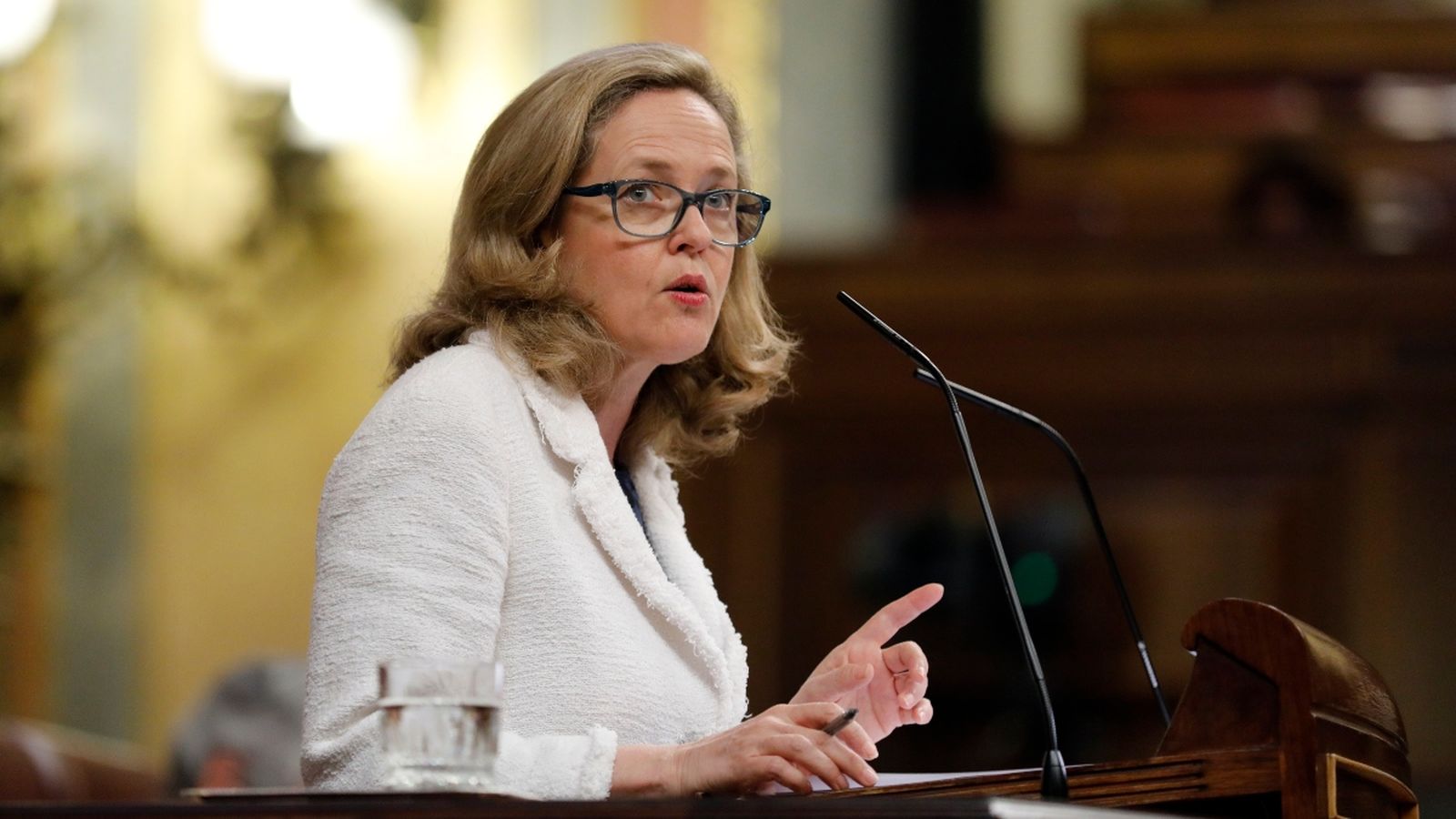 La vicepresidenta tercera del govern i ministra d'Assumptes Econòmics i Transformació Digital, Nadia Calviño