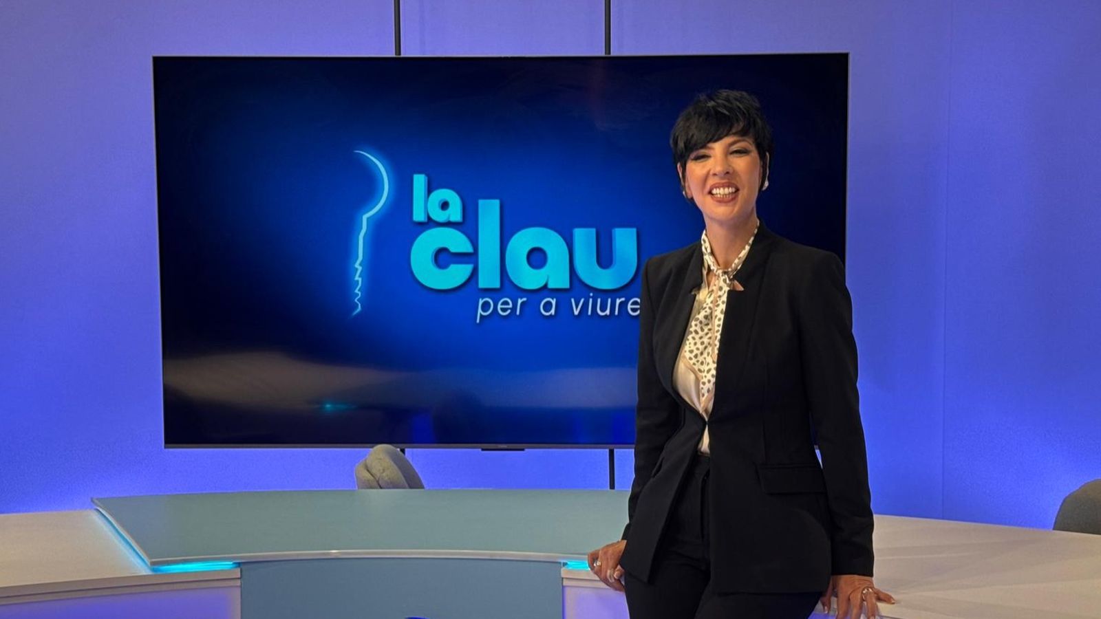 Maria Domínguez conduïx cada dijous 'La clau per a viure', el programa que parla de la vivenda, la principal preocupació a Espanya