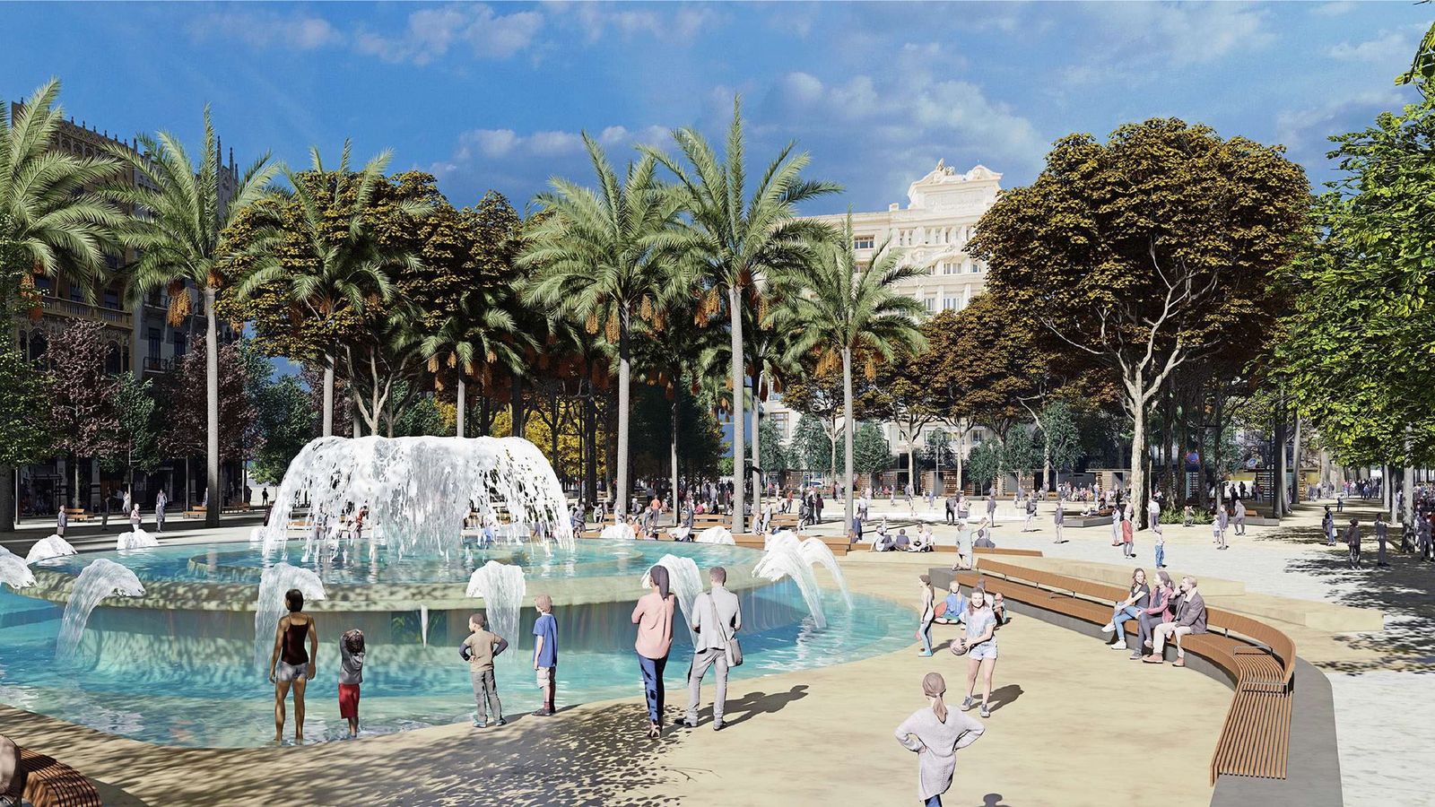 Re-Natura és el projecte guanyador que donarà forma a la nova plaça de l'Ajuntament de València