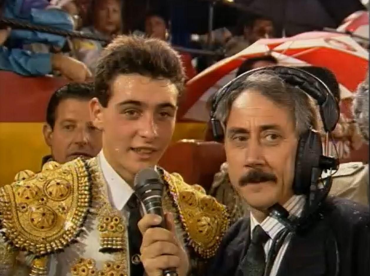 Enrique Ponce amb el periodista Paco Nadal Enrique Ponce amb el periodista Paco Nadal