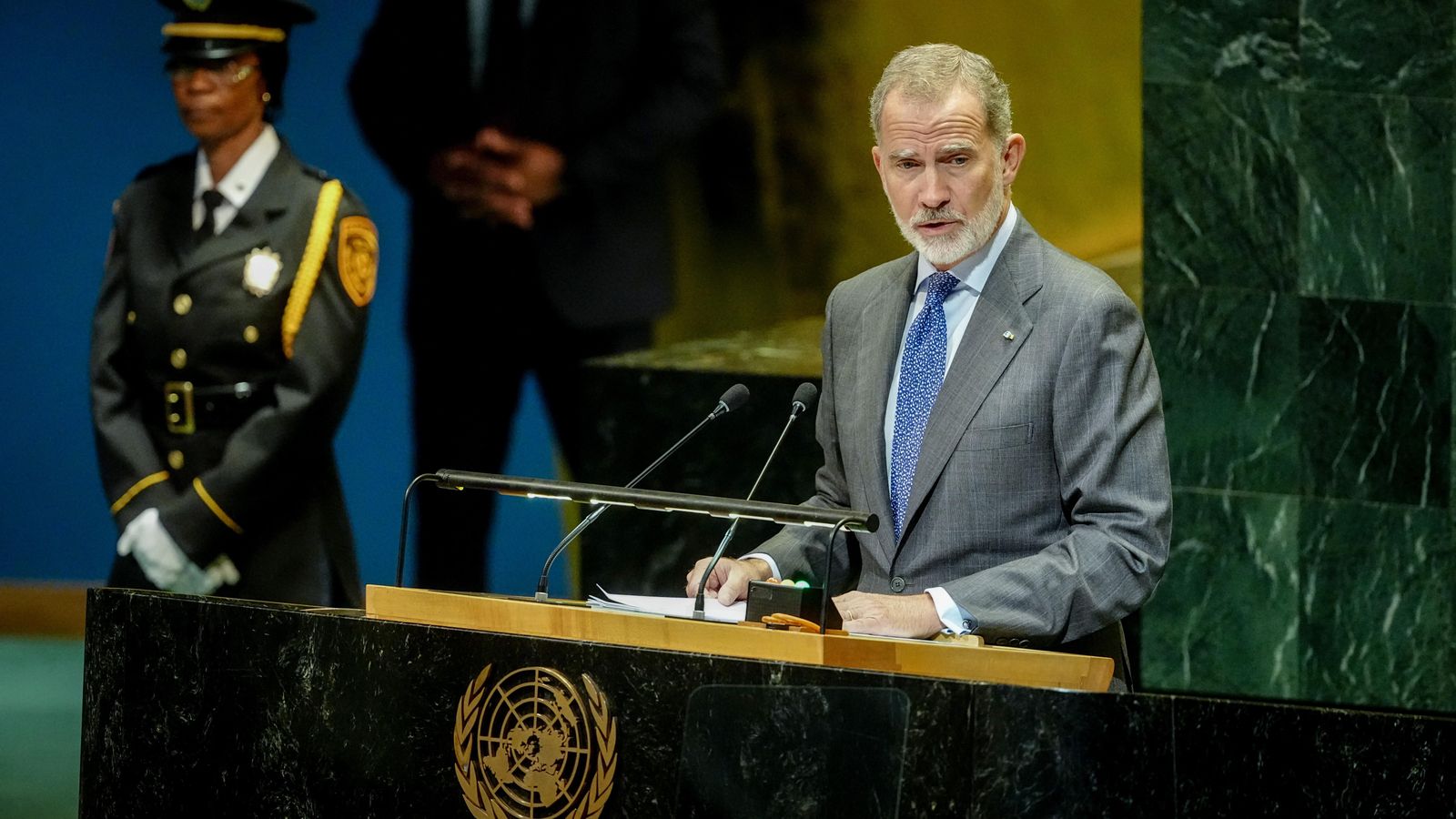 El rei Felip VI a l'ONU