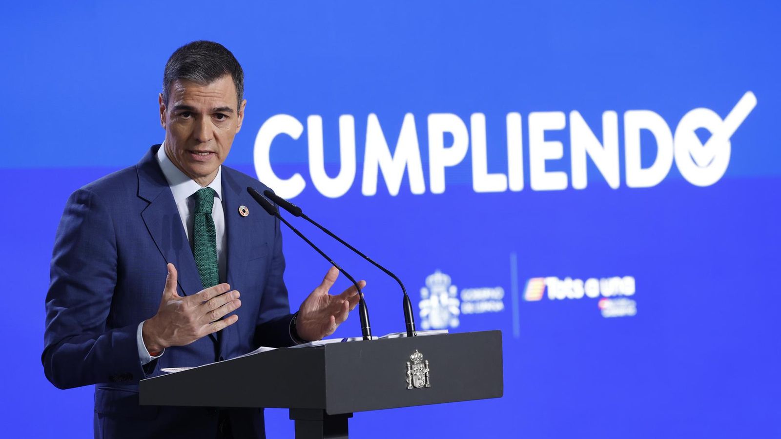 Sánchez compareix després de l'últim Consell de Ministres de 2024
