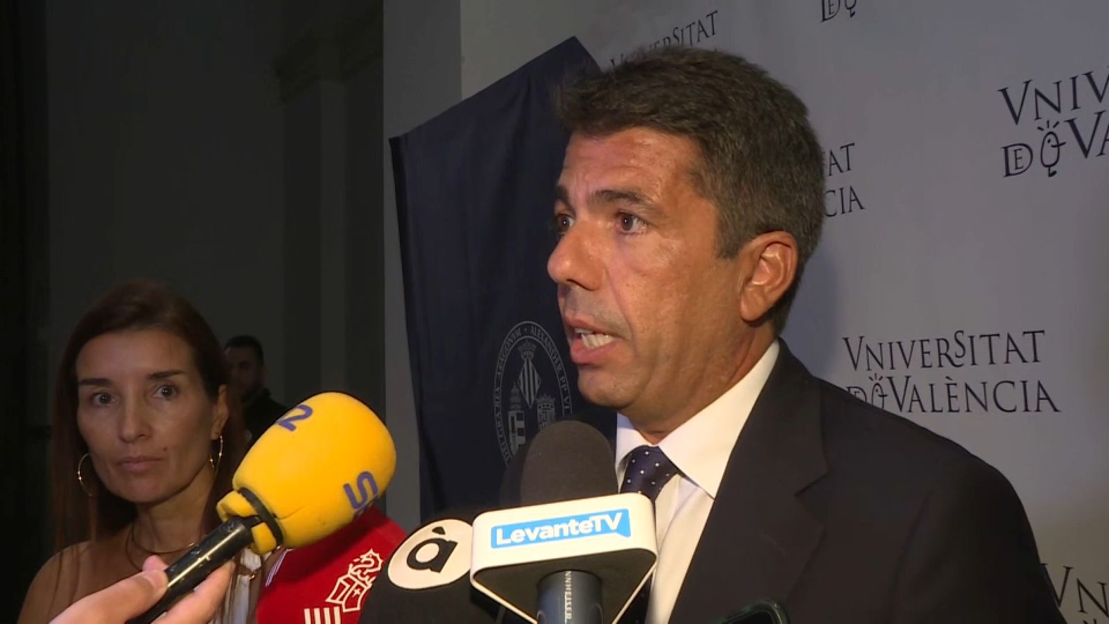 El cap del Consell, Carlos Mazón