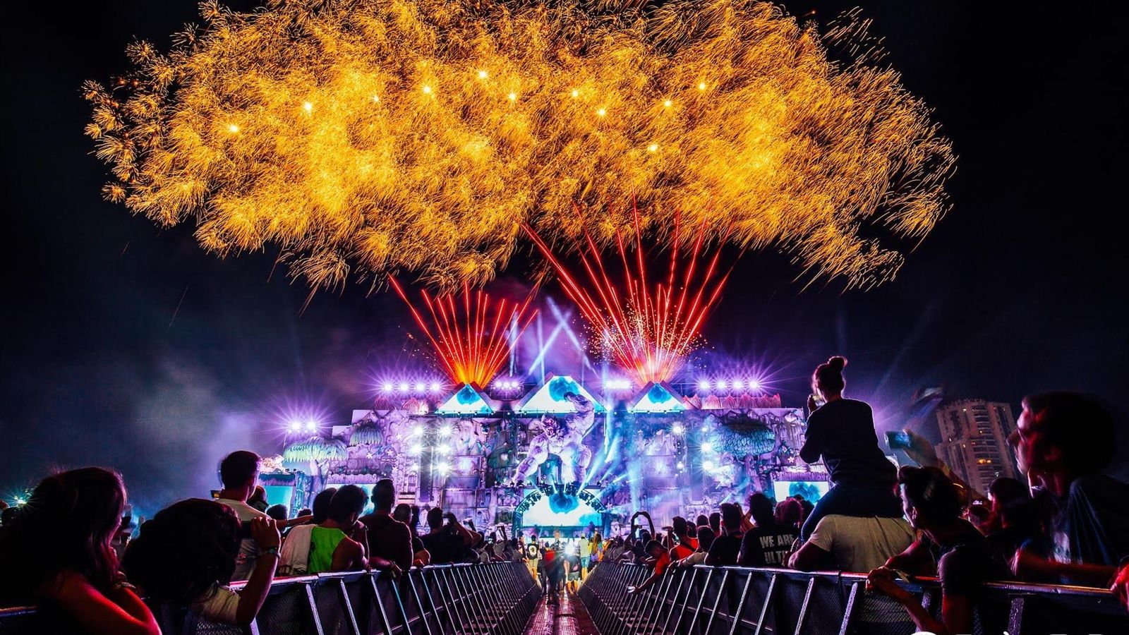 Imatge d'arxiu d'un dels espectacles de pirotècnica del festival