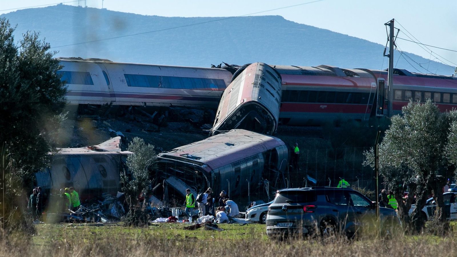 El tren sinistrat a Toledo, este dimecres
