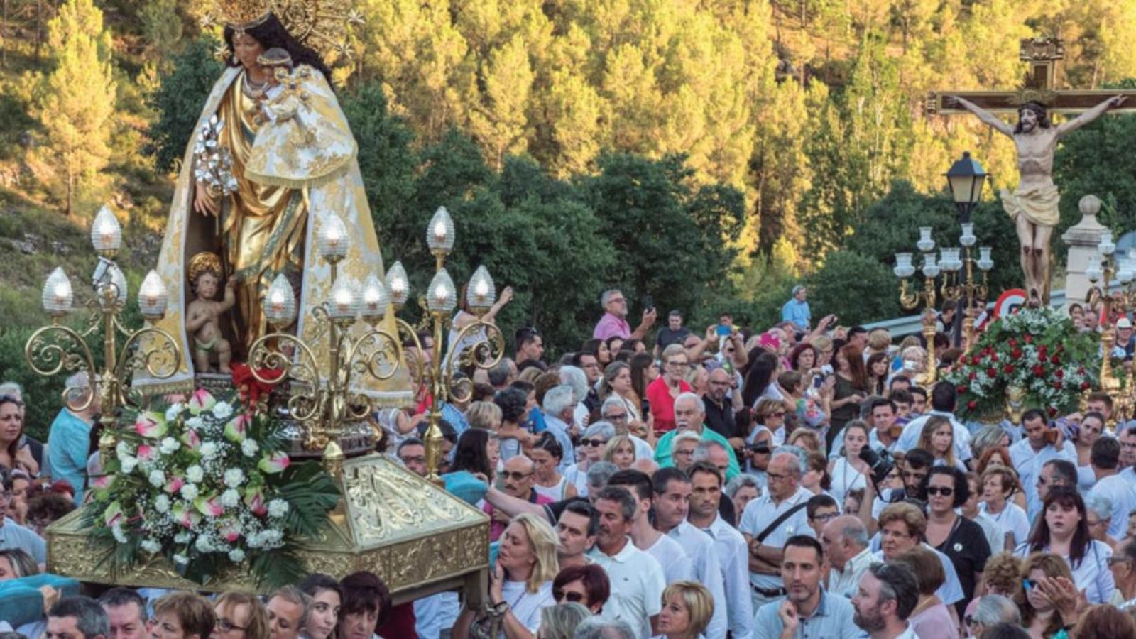 Imatge d'arxiu de les festes de la Mare de Déu dels Desemparats de Gaibiel