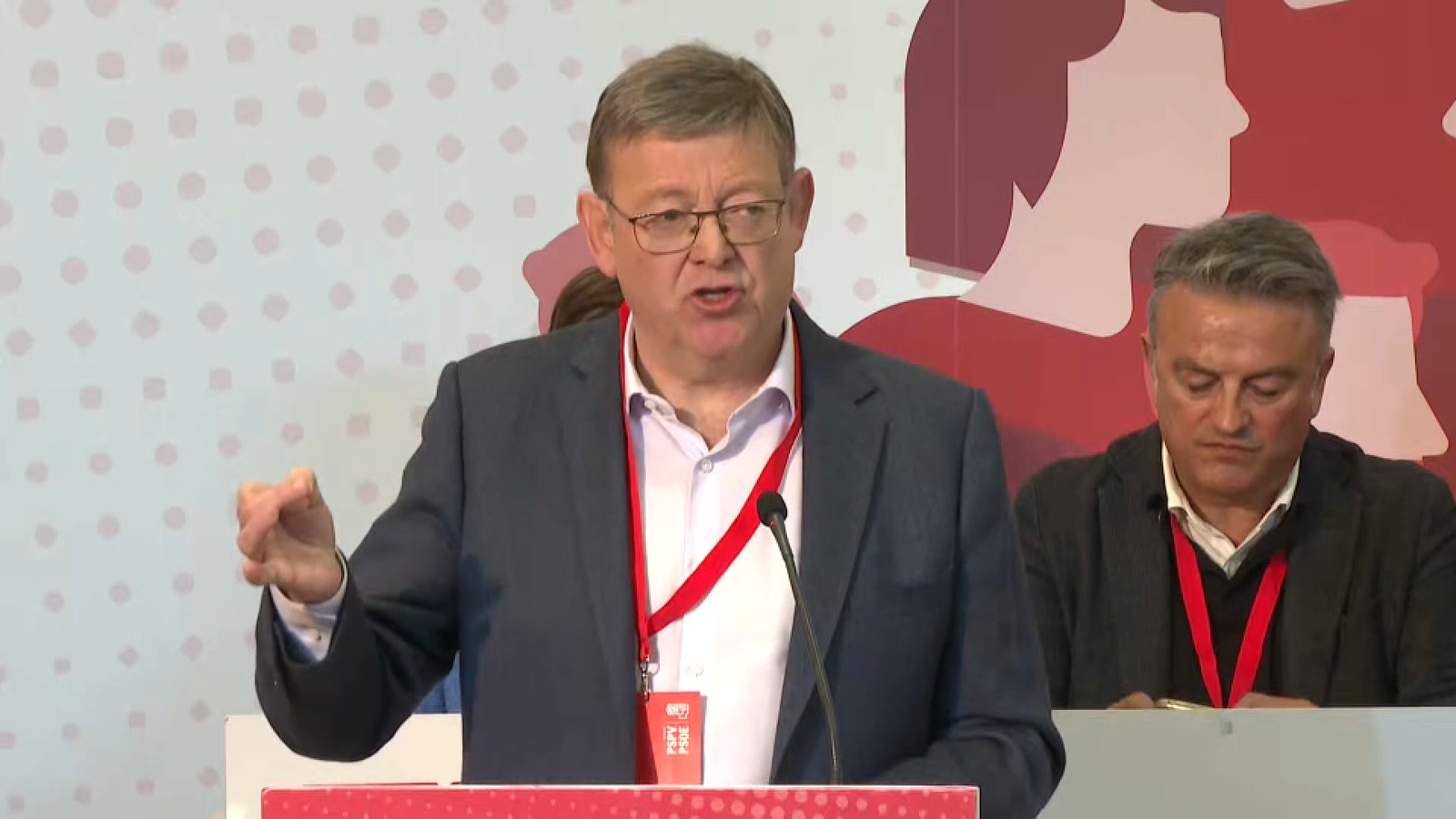 Intervenció de Ximo Puig durant el Comité Nacional del PSPV