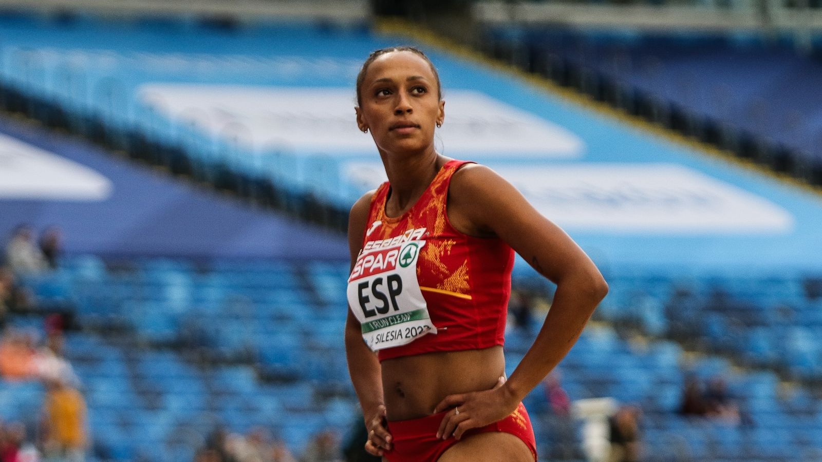 La campiona olímpica Ana Peleteiro, als Jocs Europeus de Cracòvia (2023)