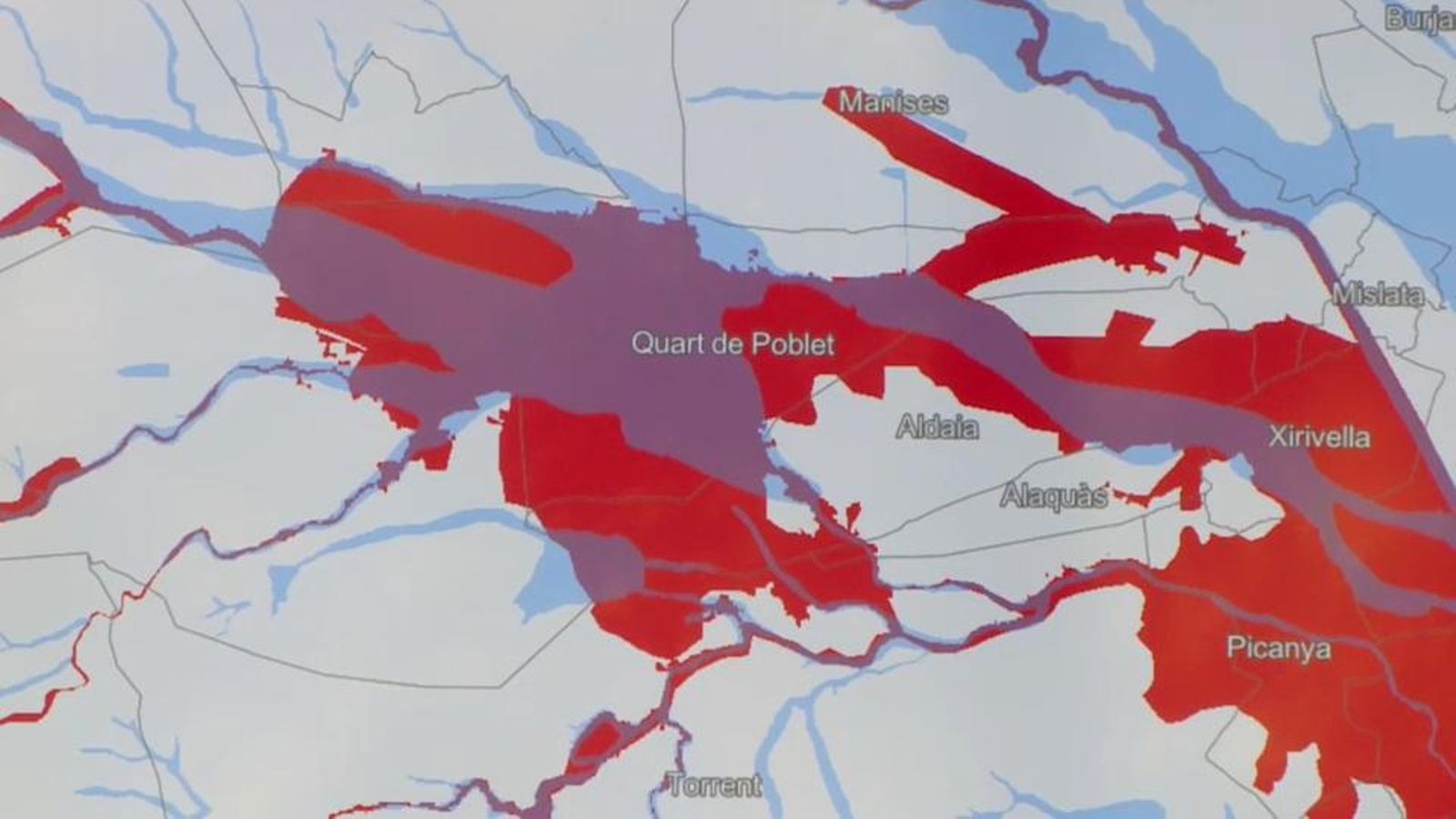 A la Comunitat Valenciana queden 14.000 hectàrees de zones urbanitzables en terrenys inundables